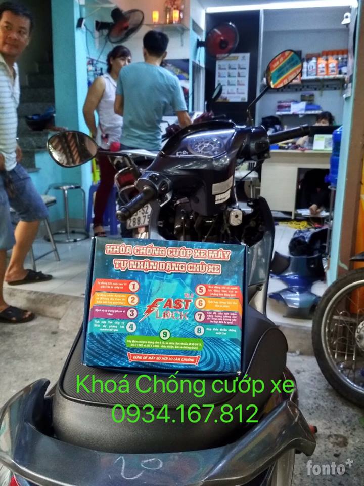 Khoá chống trộm xe máy Honda Future Fi 125