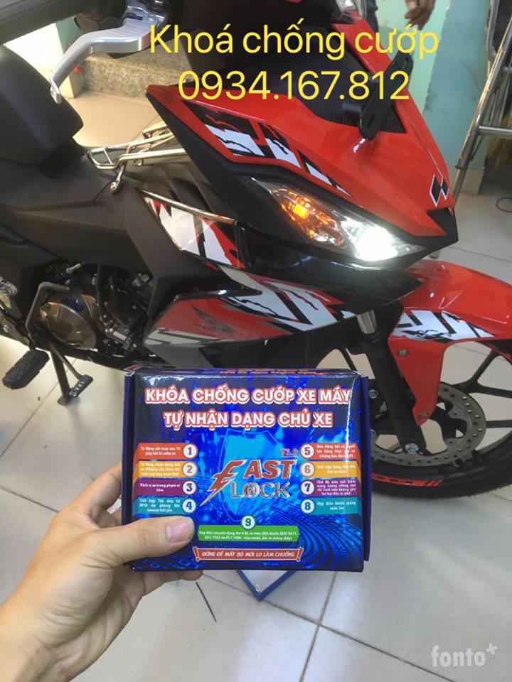 Khoá chống trộm xe máy Honda Supra GTR 150