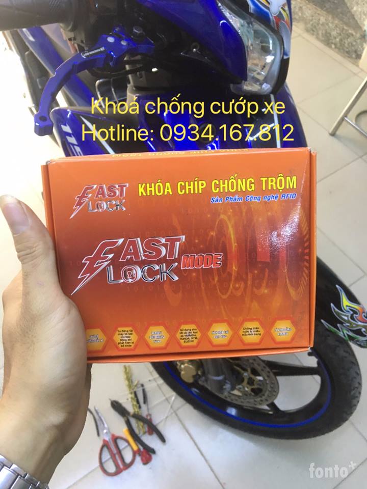 Khoá chống trộm xe máy Yamaha Jupiter Fi