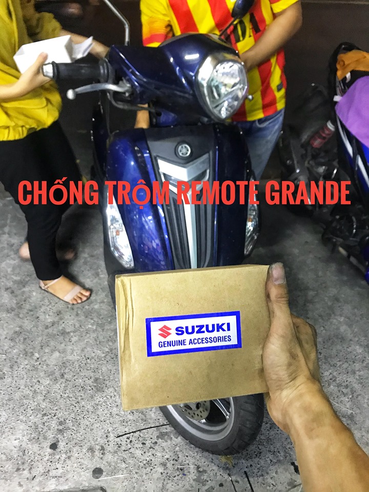 lắp Khoá Chống trộm Cho Xe Grande