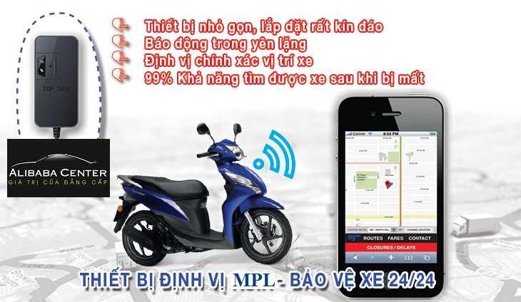 Địa chỉ Lắp Khoá Định Vị Xe Máy GPS Uy Tín Tại Quận 12