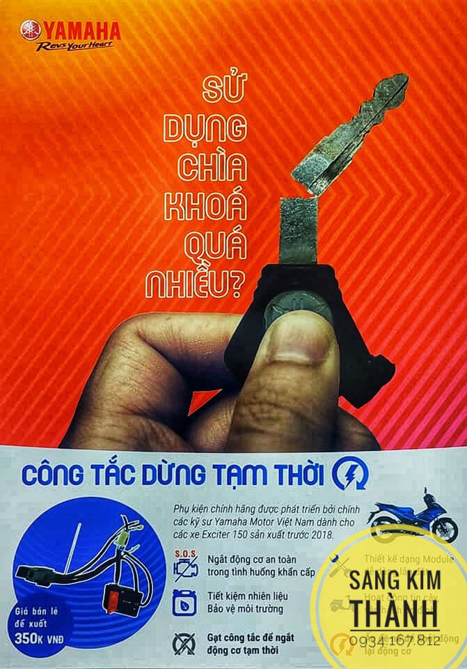 BỘ CÔNG TẮC DỪNG TẠM THỜI XE EXCITER