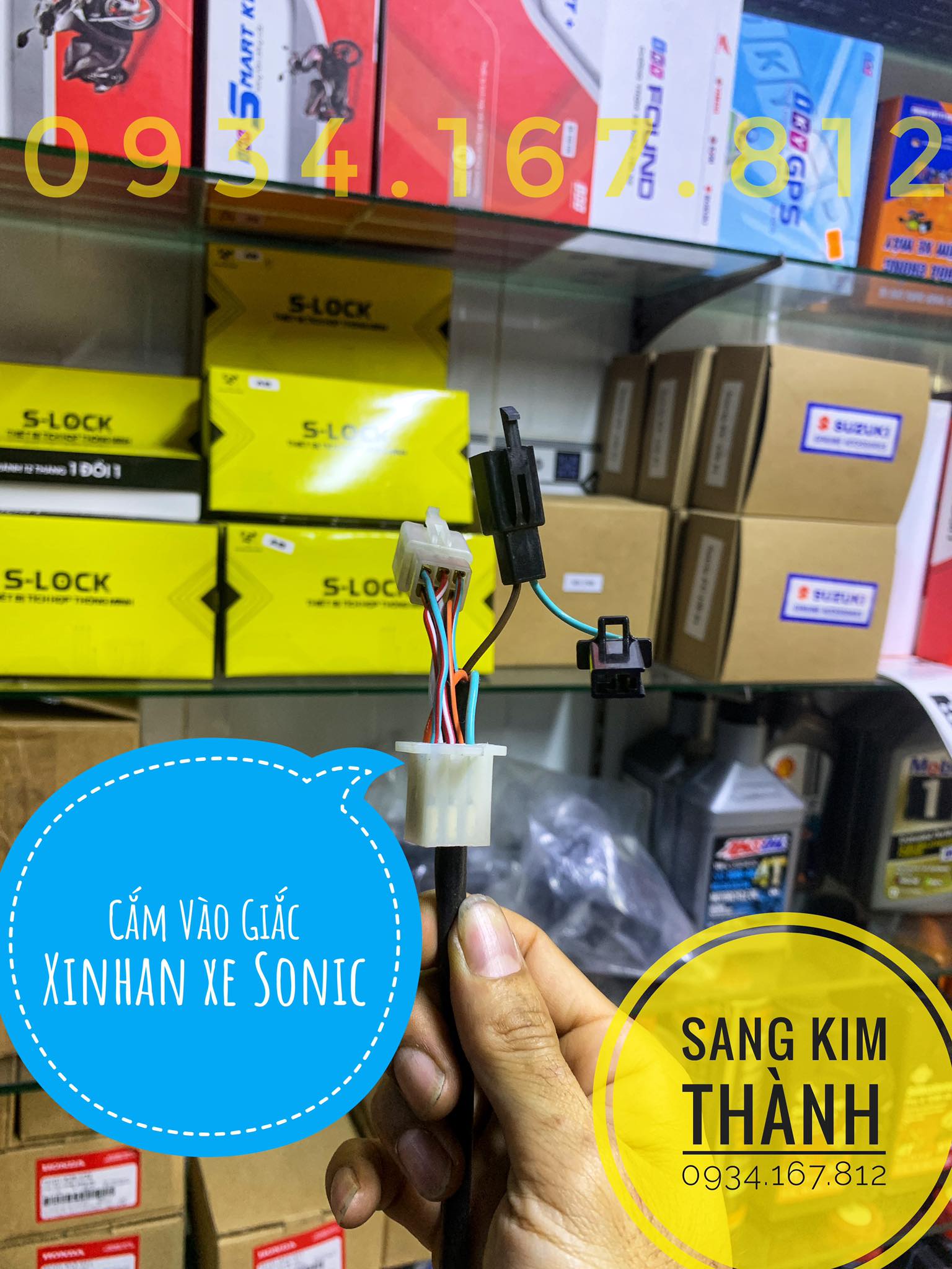 Mạch Ưu Tiên Hazzard Dành Cho Xe Sonic 150 Full Giắc Cắm