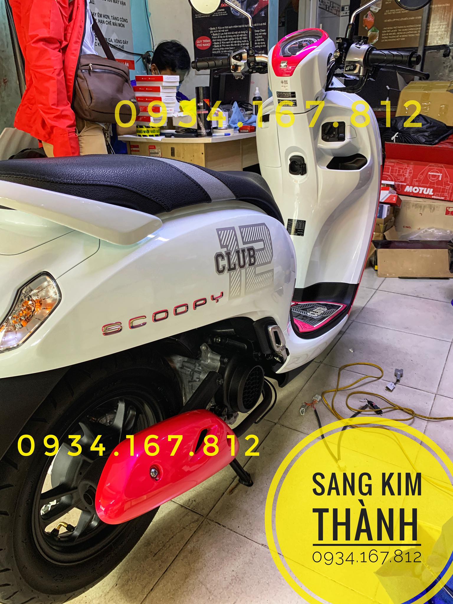 Phủ Ceramic Xe Scoopy