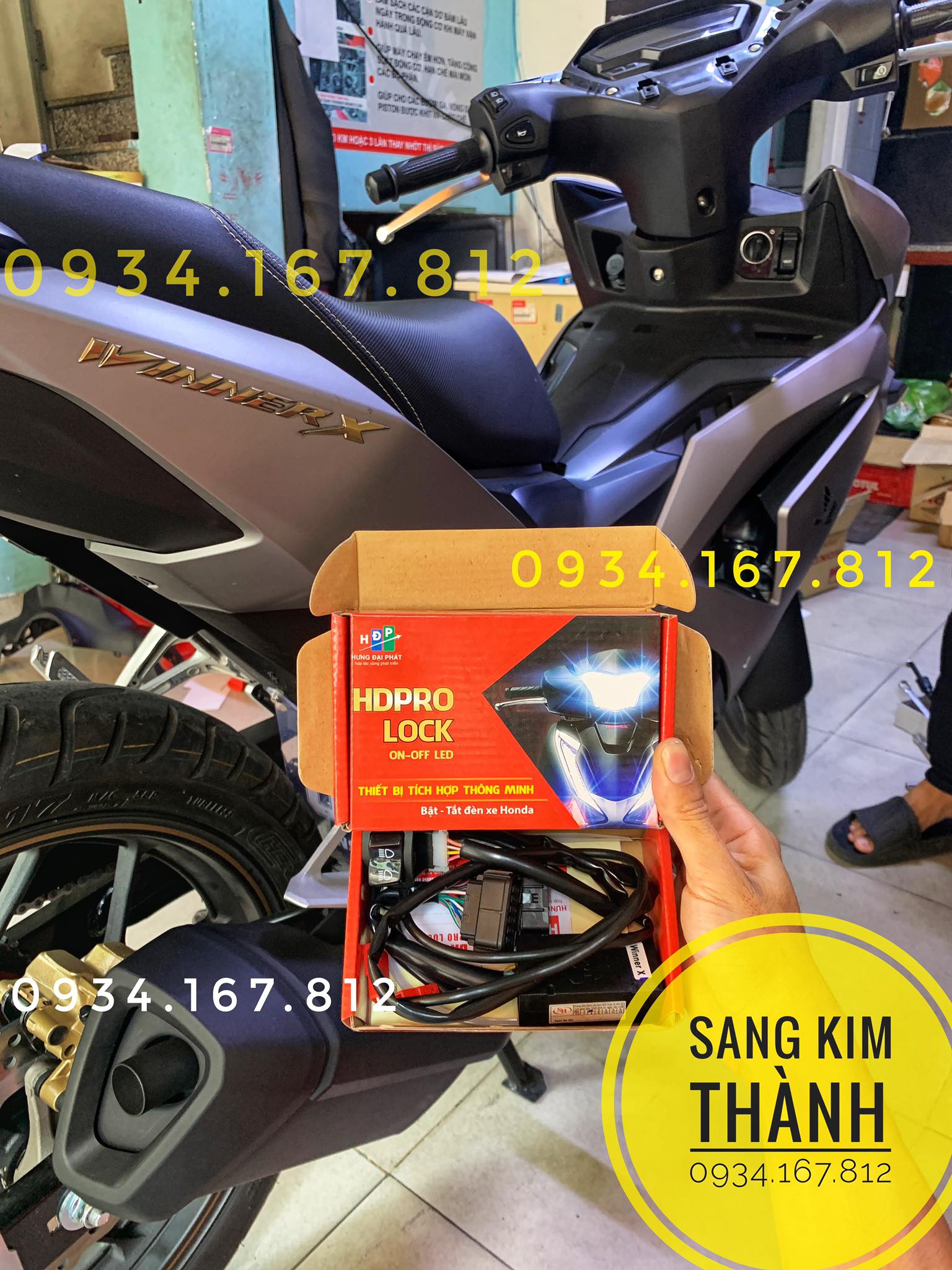 Mạch Tắt Đèn Pha xe WINNER X v3 2022 2023 Cao Cấp