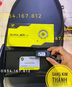 Bộ Khoá SLOCK SA V2 Chống Trộm Chống Cướp Smartkey Remote 2 Nút Mẫu Mới 2022 2023