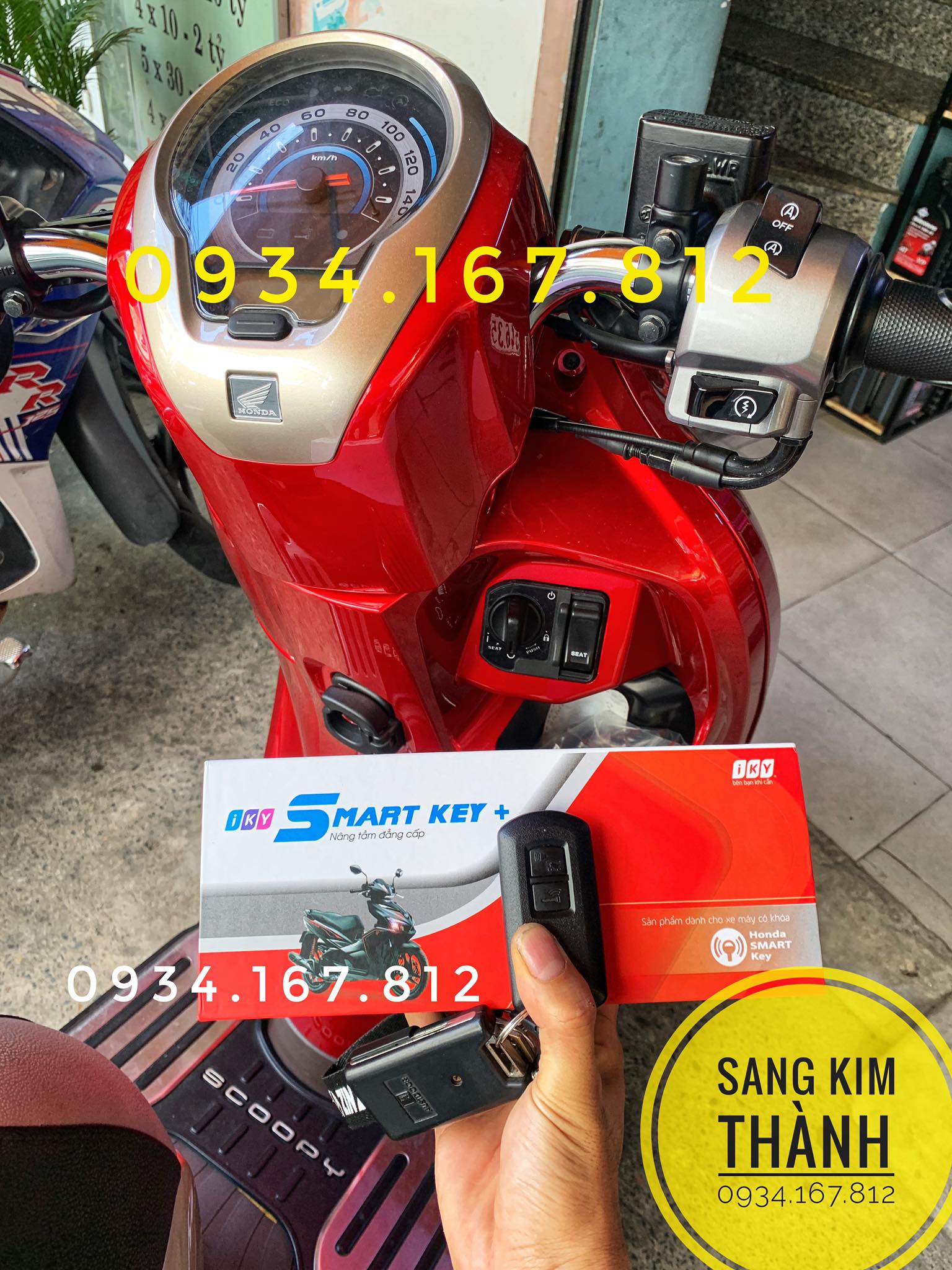 KHoá Chống TRộm xe Scoopy 2022 2023