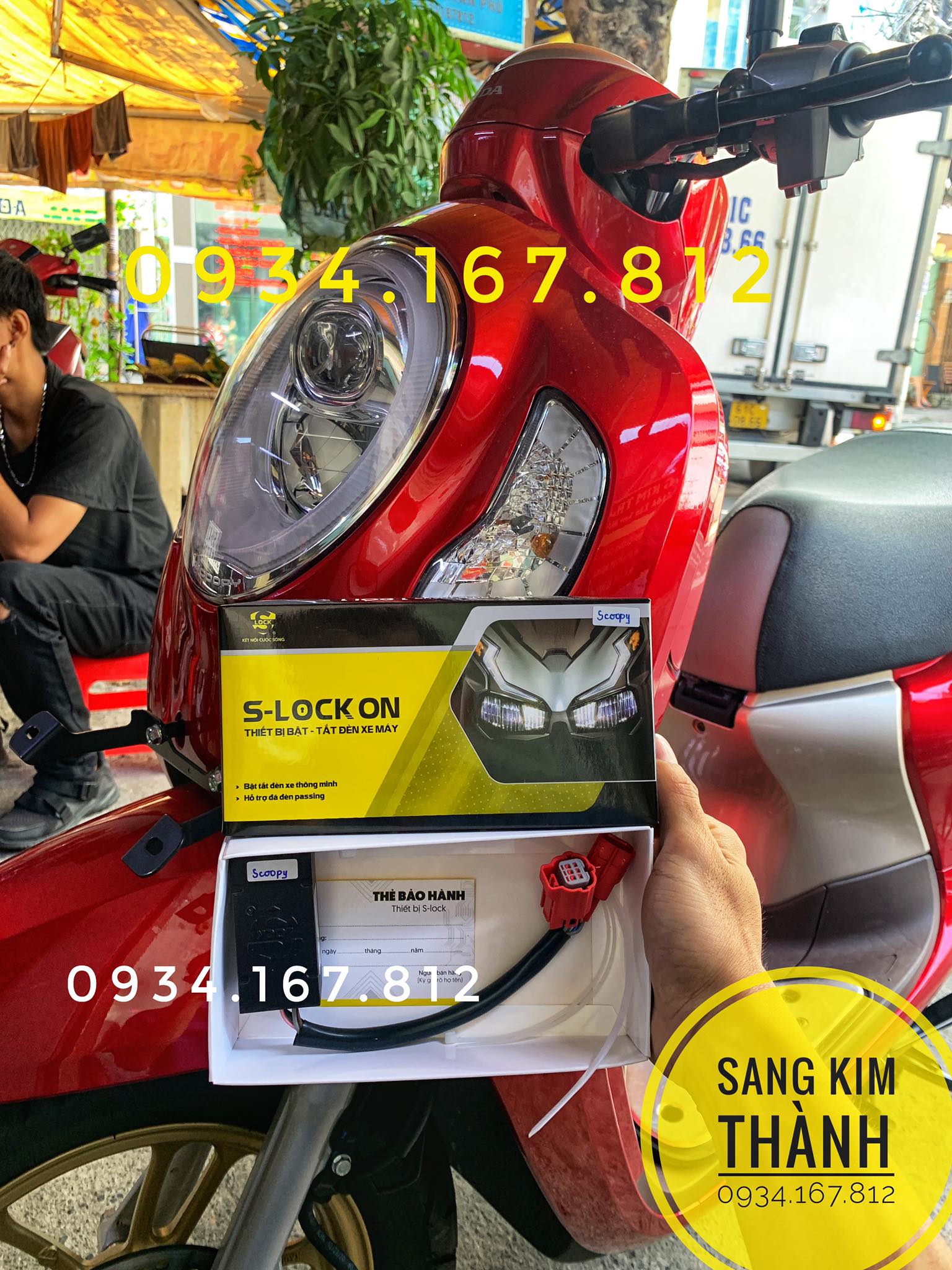 Lắp Tắt Đèn Xe Scoopy 2021 2022 2023