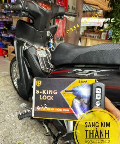 Khóa chống trộm xe máy remote Mẫu S-King Lock Found