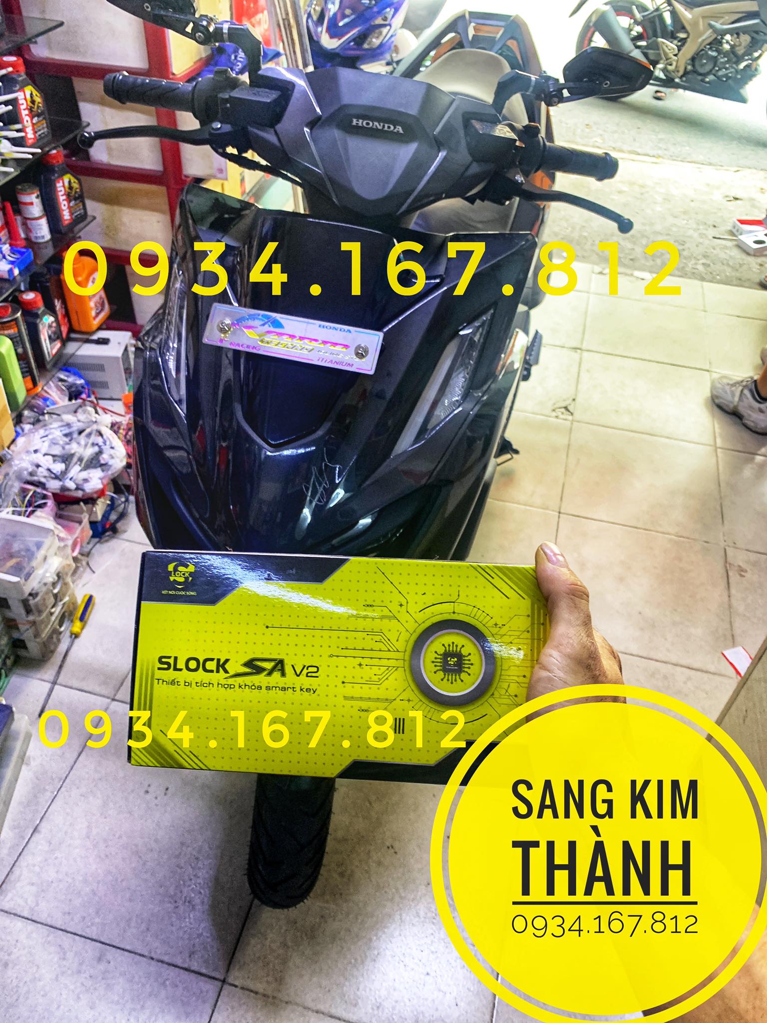 Gắn Chống Trộm Cho Xe Vario 2023 2024