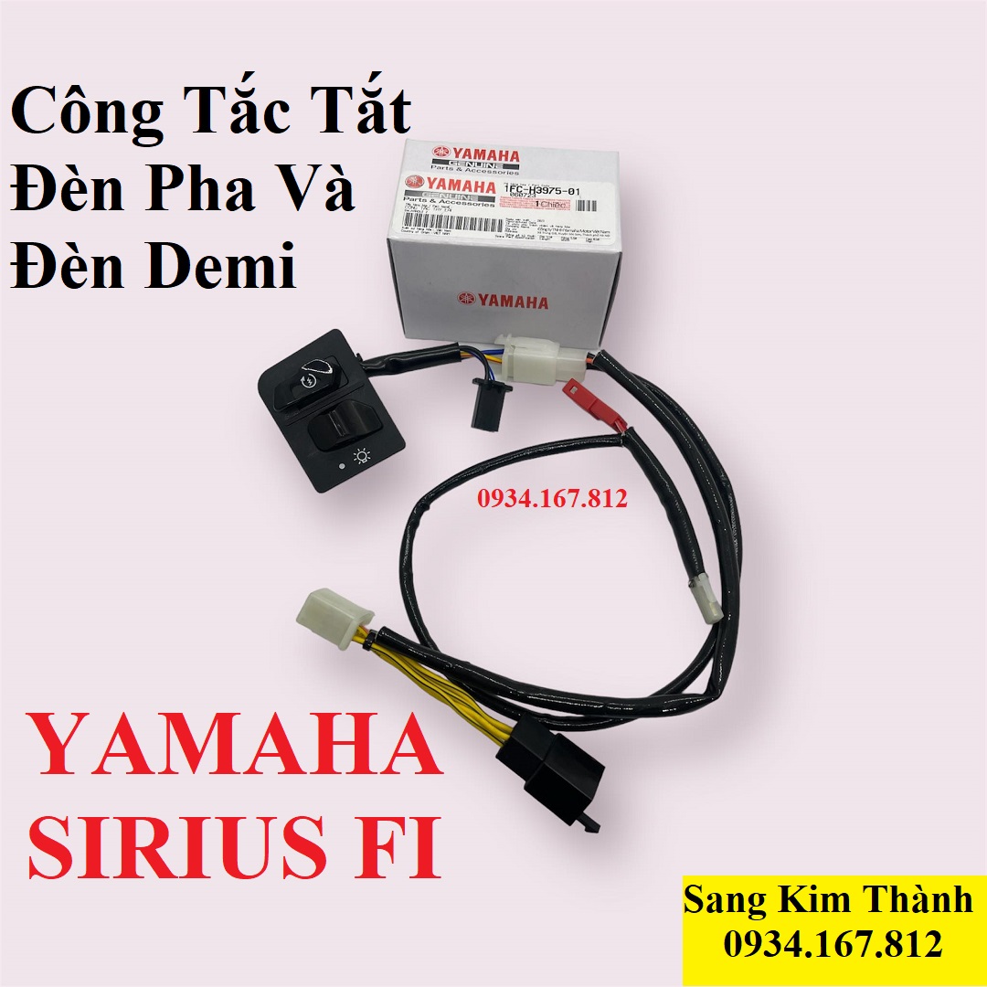 Bộ Công Tắc Đèn Pha Demi Xe Sirius Fi 2023 2024