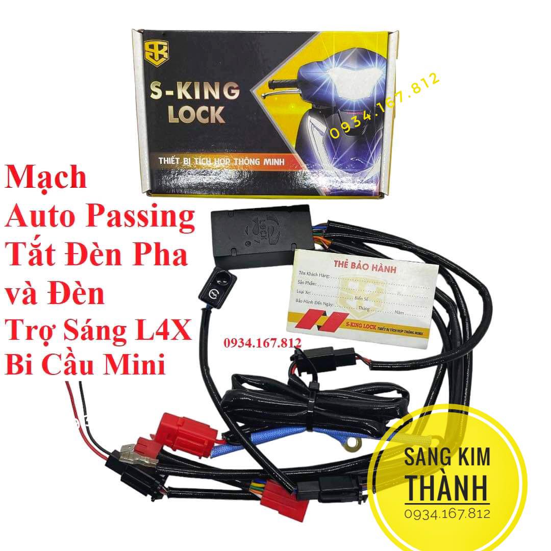 Mạch Auto Passing Tắt đèn Pha Và Trợ sáng Cho xe Jupiter Finn Sirius Fi