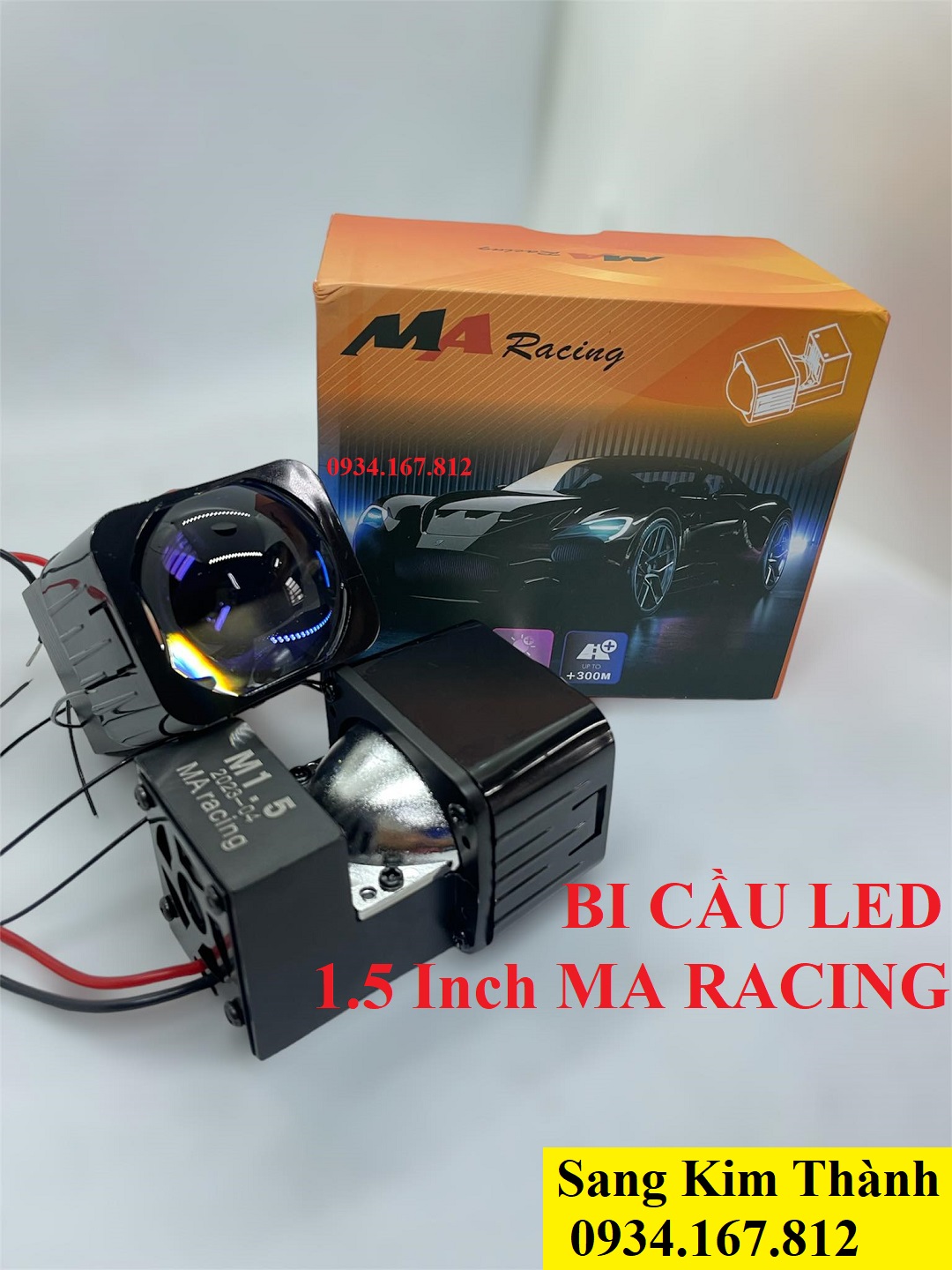 Bi Cầu Led 1.5 Inch Ma racing