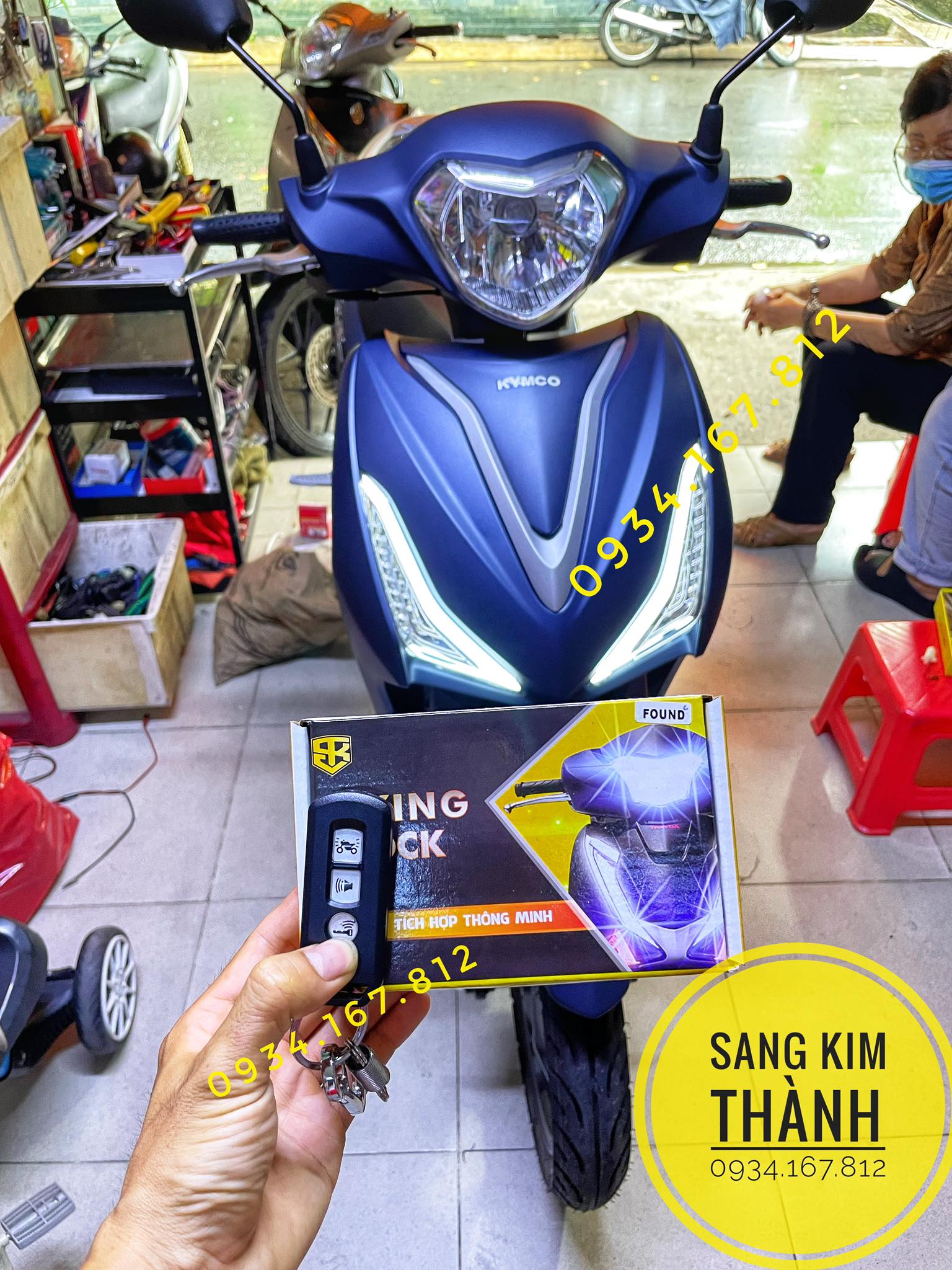 Lắp Chống Trộm Xe Kymco Candy Hermosa 50