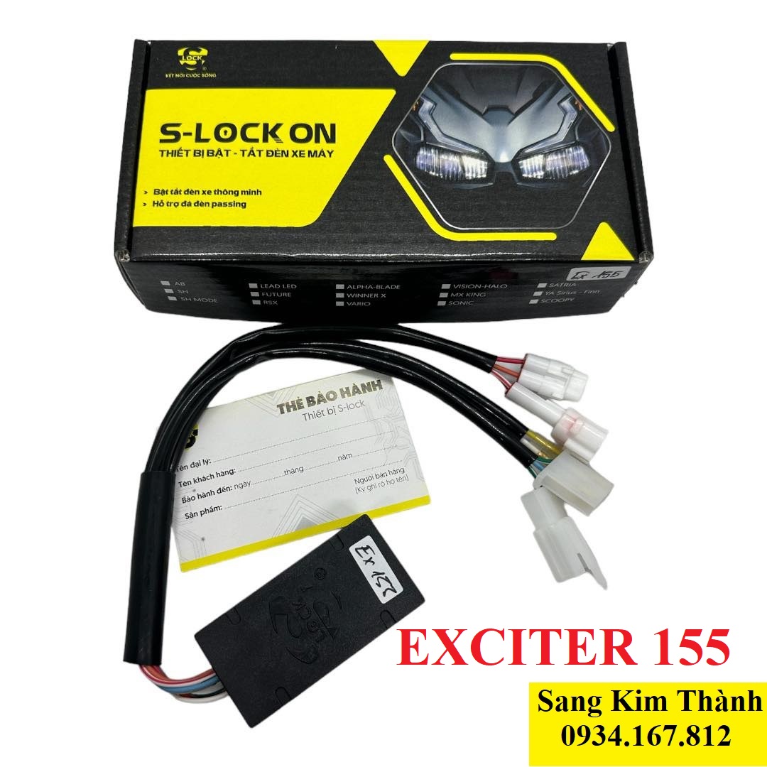 Lắp Mạch tắt đèn xe Yamaha Exciter 155 2024 2025 Tích Hợp Passing Zin Xe