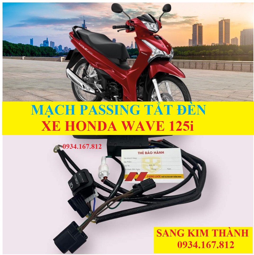 Lắp Mạch Tắt Đèn Xe Honda Wave 125i Thái Lan 2023 2024 2025